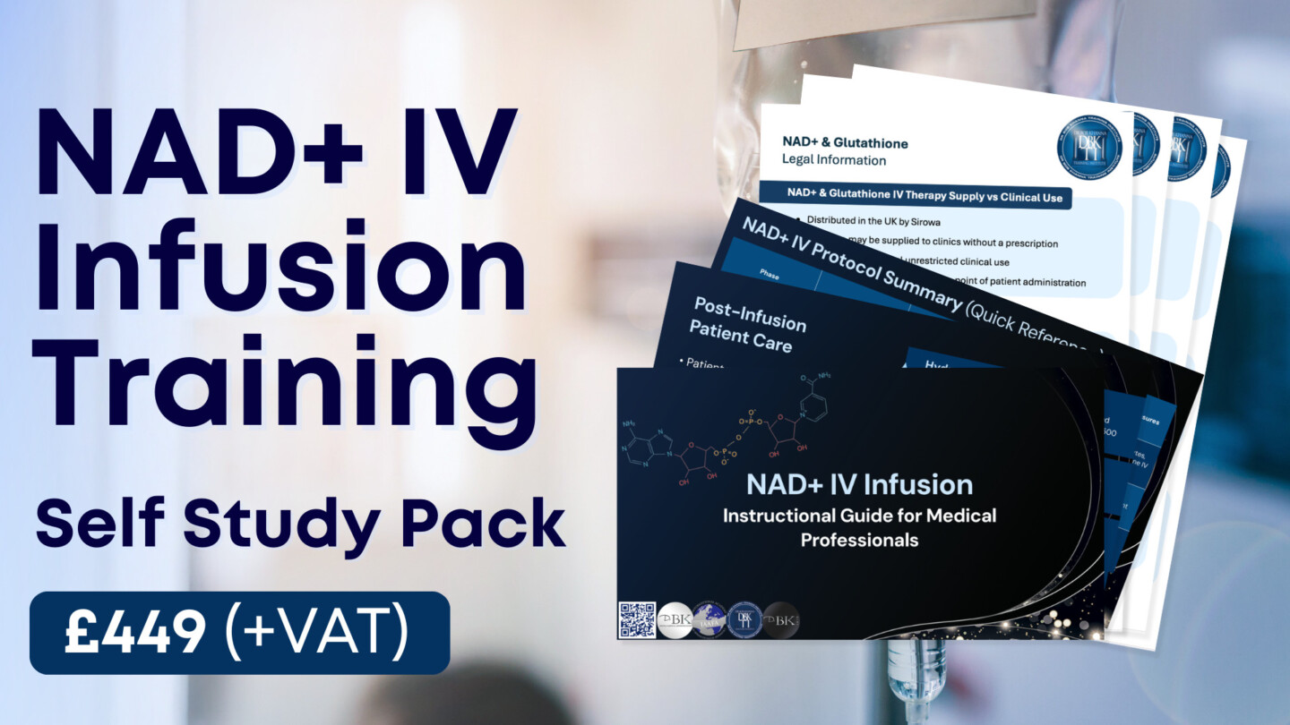 NAD+ IV Infusion Therapy Course - Online Self Study Guide